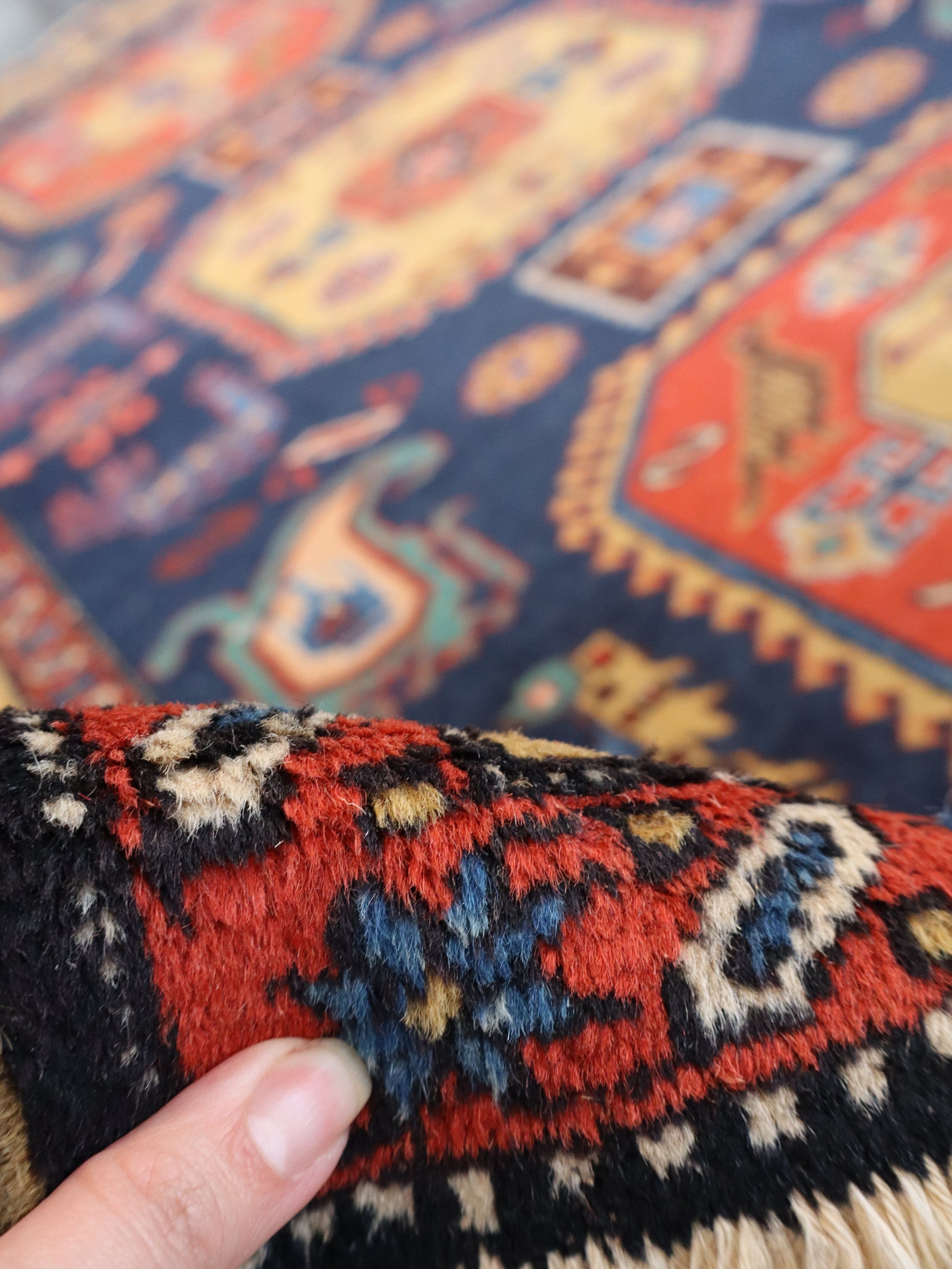 Persian Meshkin Rug | 4' 7"x 6' 9" - www.Shopthatapp.com