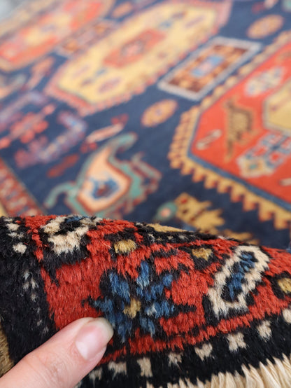 Persian Meshkin Rug | 4' 7"x 6' 9" - www.Shopthatapp.com