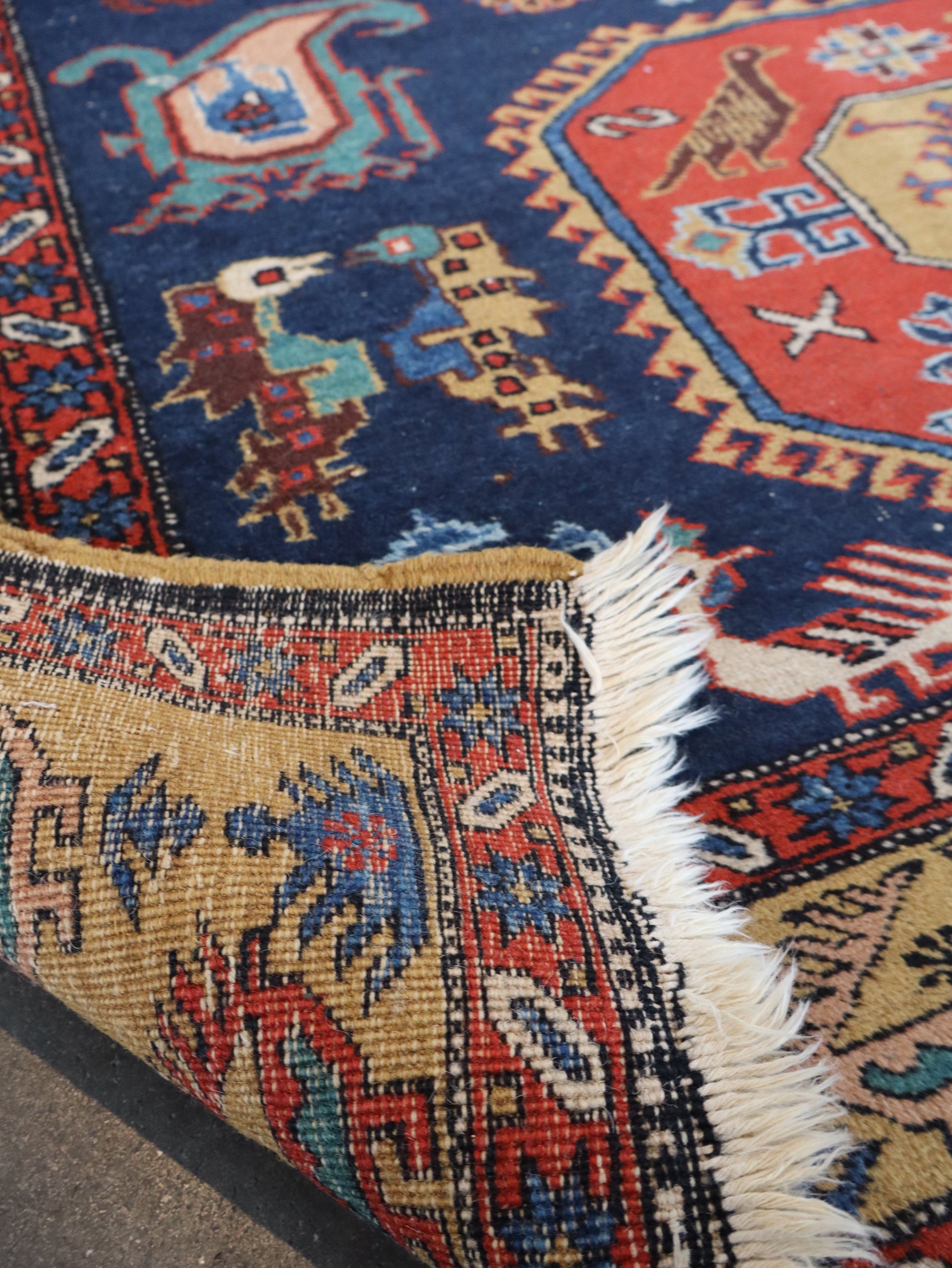 Persian Meshkin Rug | 4' 7"x 6' 9" - www.Shopthatapp.com