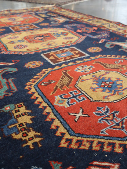 Persian Meshkin Rug | 4' 7"x 6' 9" - www.Shopthatapp.com