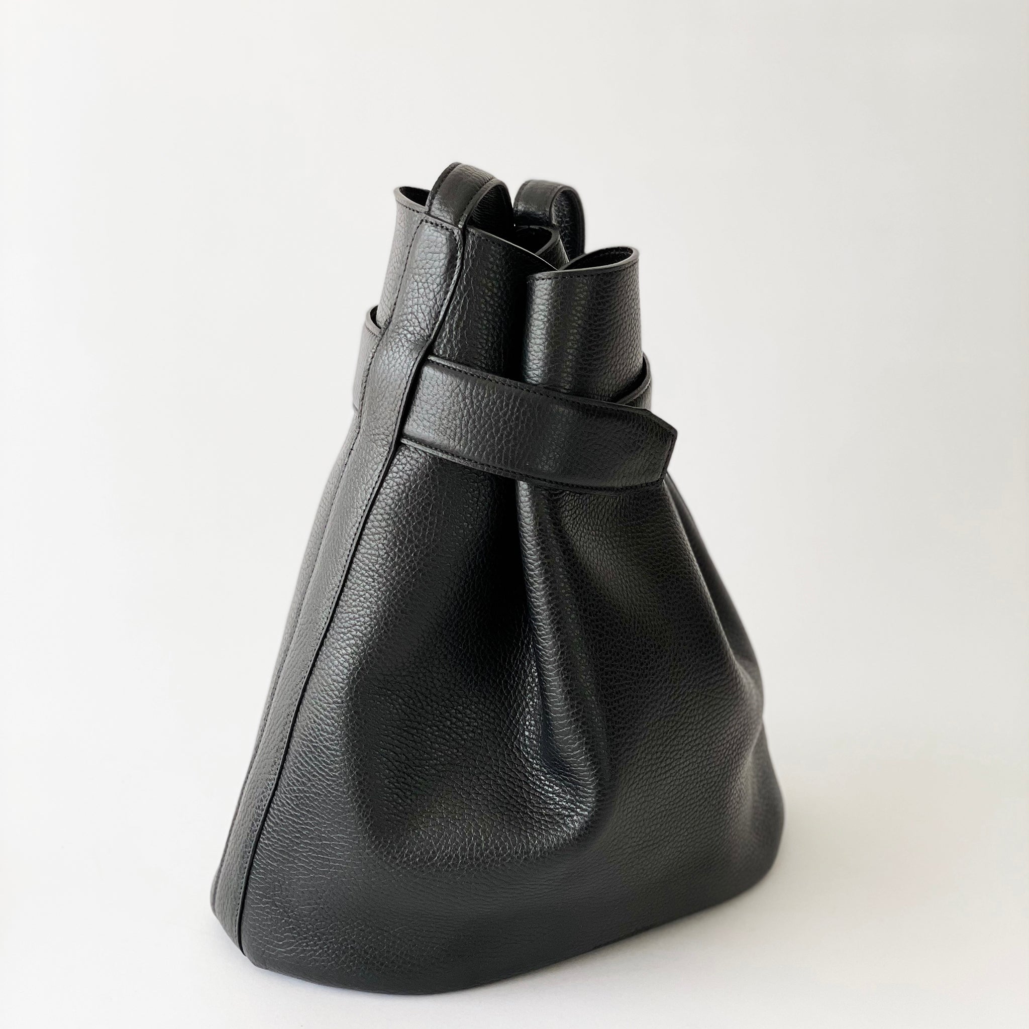 The Navona Bucket Bag in Black - www.Shopthatapp.com