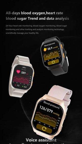 TUTT AMOLED Screen Smartwatch | Always-On Display | Health & Fitness Tracker | YOKO | IP68 Men & Women Smartwatch (Two Straps) - www.Shopthatapp.com