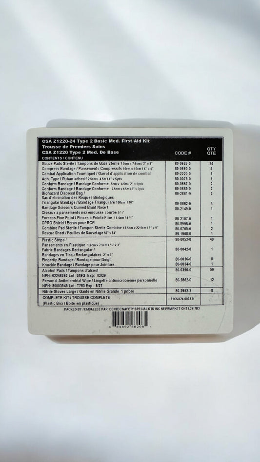 First Aid Kit CSA Z1120-24 Type 2 Low-Risk Environment, Medium (26-50 Workers) - www.Shopthatapp.com