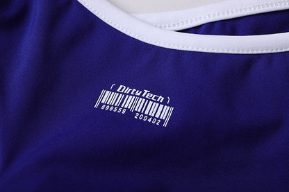 Anime Style 3-Piece Short Gymnastics Uniform Sports Tank Top with Sexy Cutout Shorts - www.Shopthatapp.com