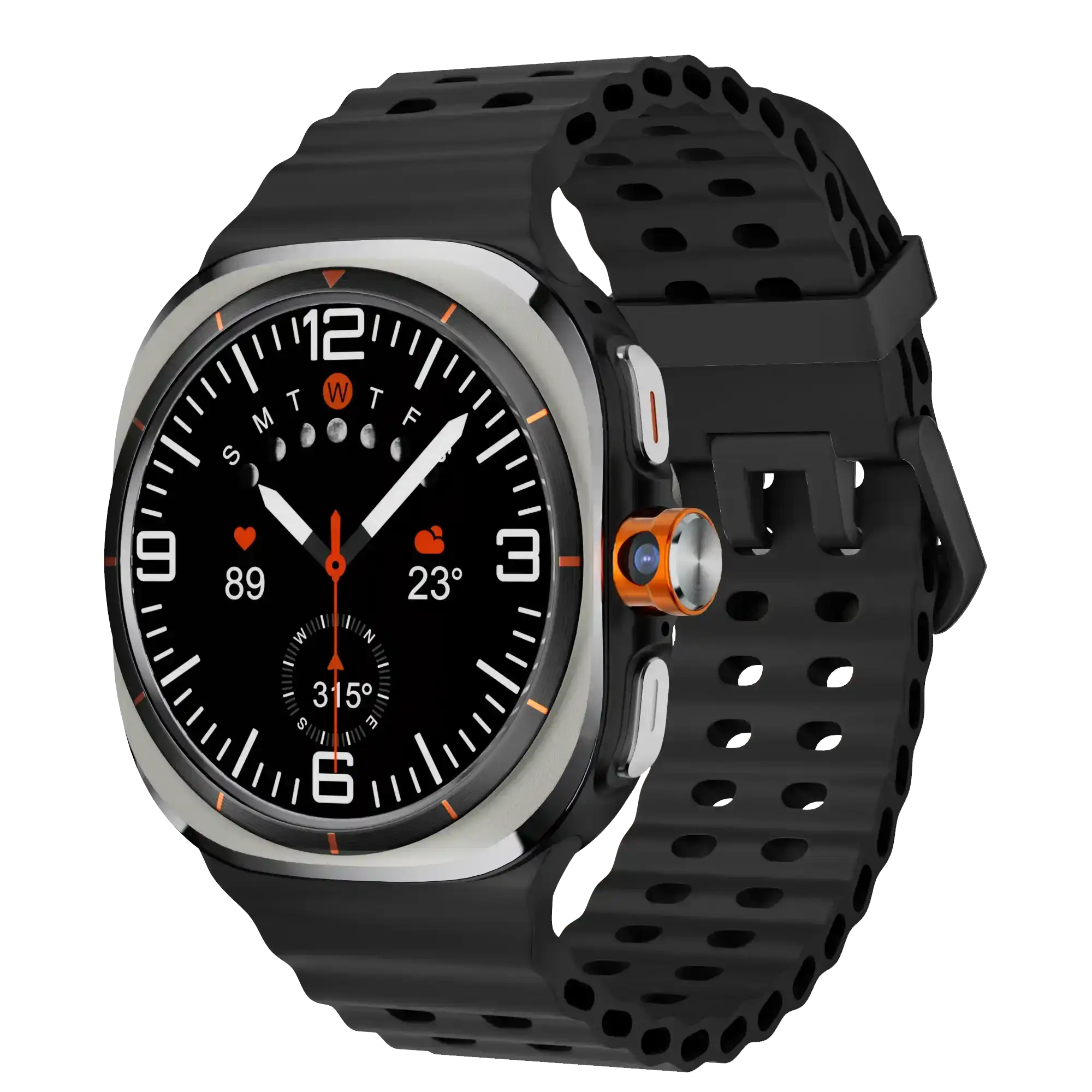 TUTT U8 Ultra 4G Android Smartwatch | AMOLED | GPS | Health & Connectivity Tools | 3GB+32GB | 180 Rotating Camera - www.Shopthatapp.com