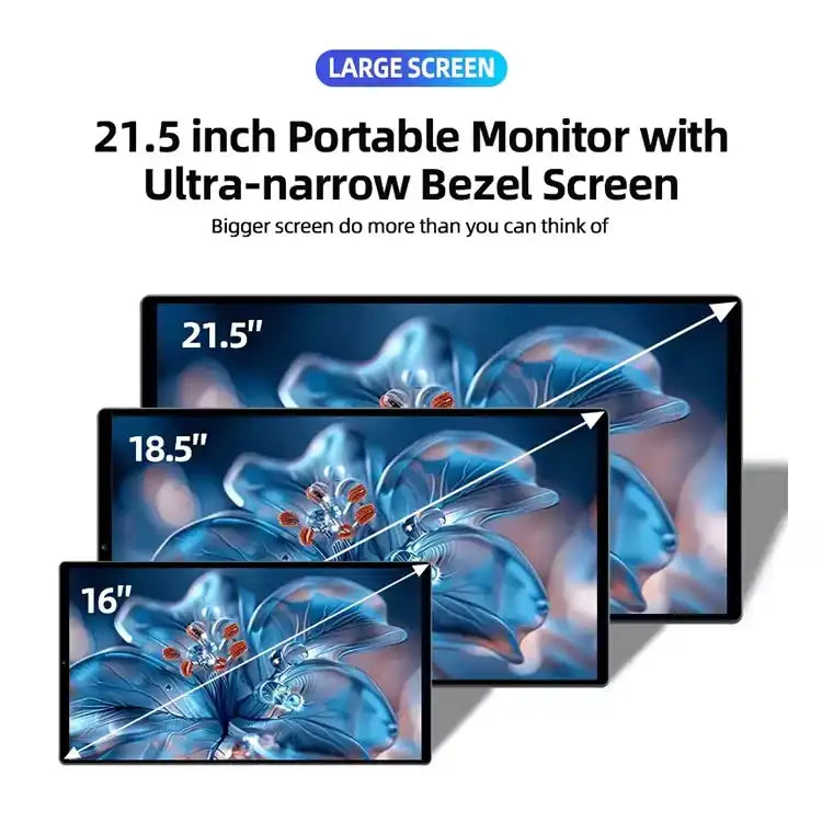 TUTT 21.5” Smart Android Display with Battery, Camera & Touchscreen | Portable Monitor + Smart TV + Conference Screen E21
