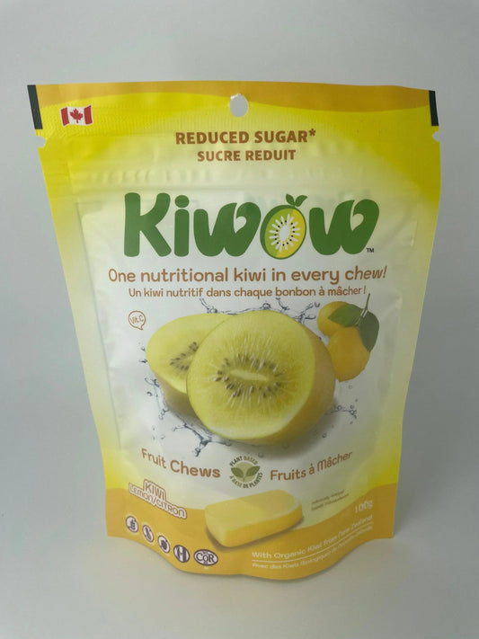 KIWOW Kiwi Lemon Candy Bag 100G - Canadian Edition - www.Shopthatapp.com