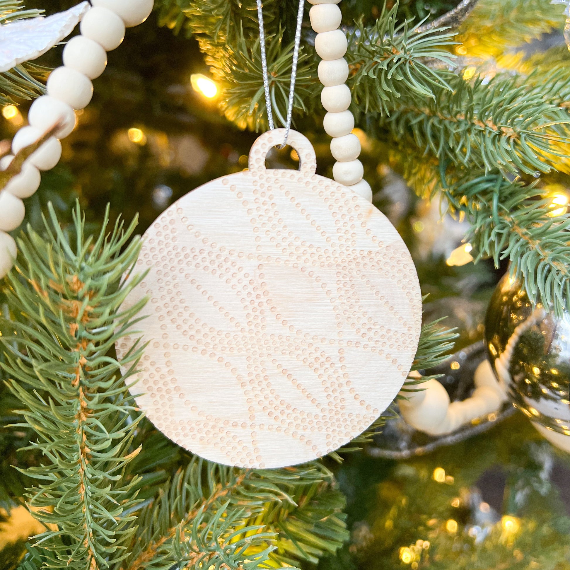 Set of 4 - Heirloom Natural Wood Ornament-Arts and crafts-www.Shopthatapp.com-The Happy Home Line