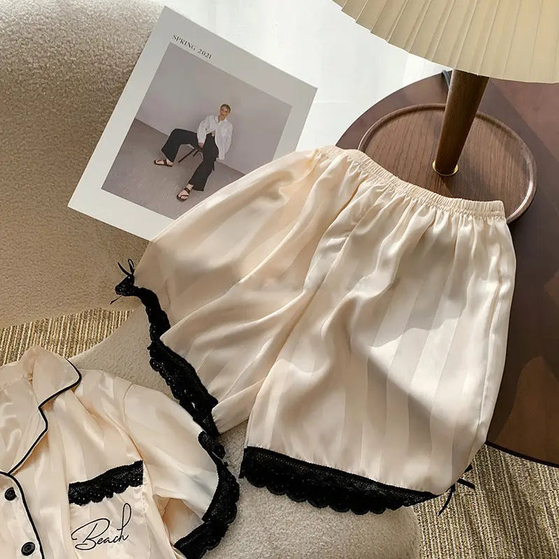 Ice Silk Pajamas For Women In Summer - www.Shopthatapp.com