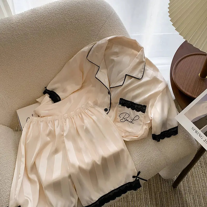 Ice Silk Pajamas For Women In Summer - www.Shopthatapp.com