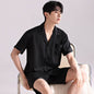 Ice Silk Pajamas Men's Spring And Summer Lightweight Breathable - www.Shopthatapp.com