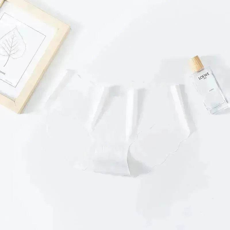 Ice Silk Traceless Girl Underwear Solid Color Pant - www.Shopthatapp.com #