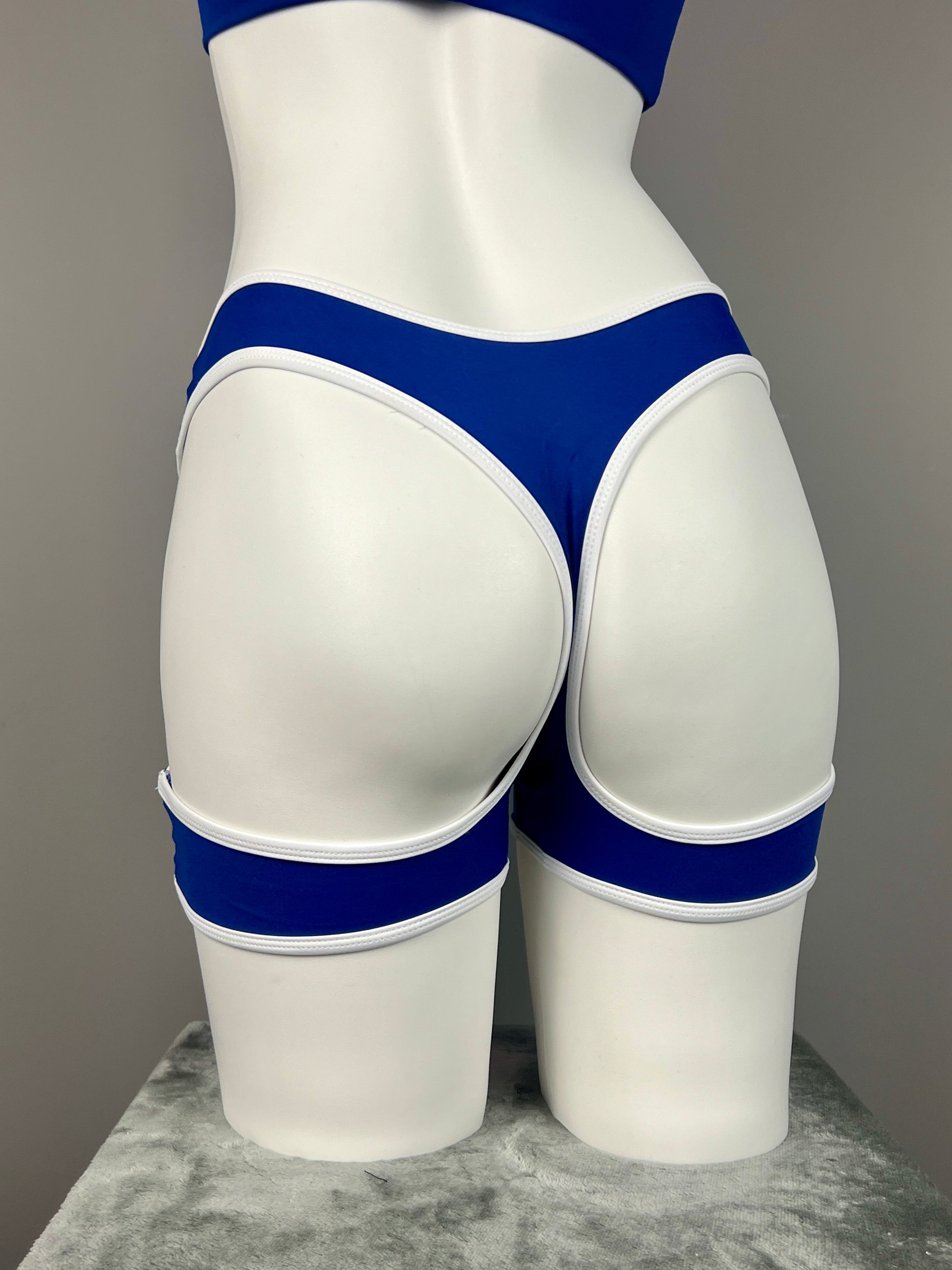 Anime Style 3-Piece Short Gymnastics Uniform Sports Tank Top with Sexy Cutout Shorts - www.Shopthatapp.com