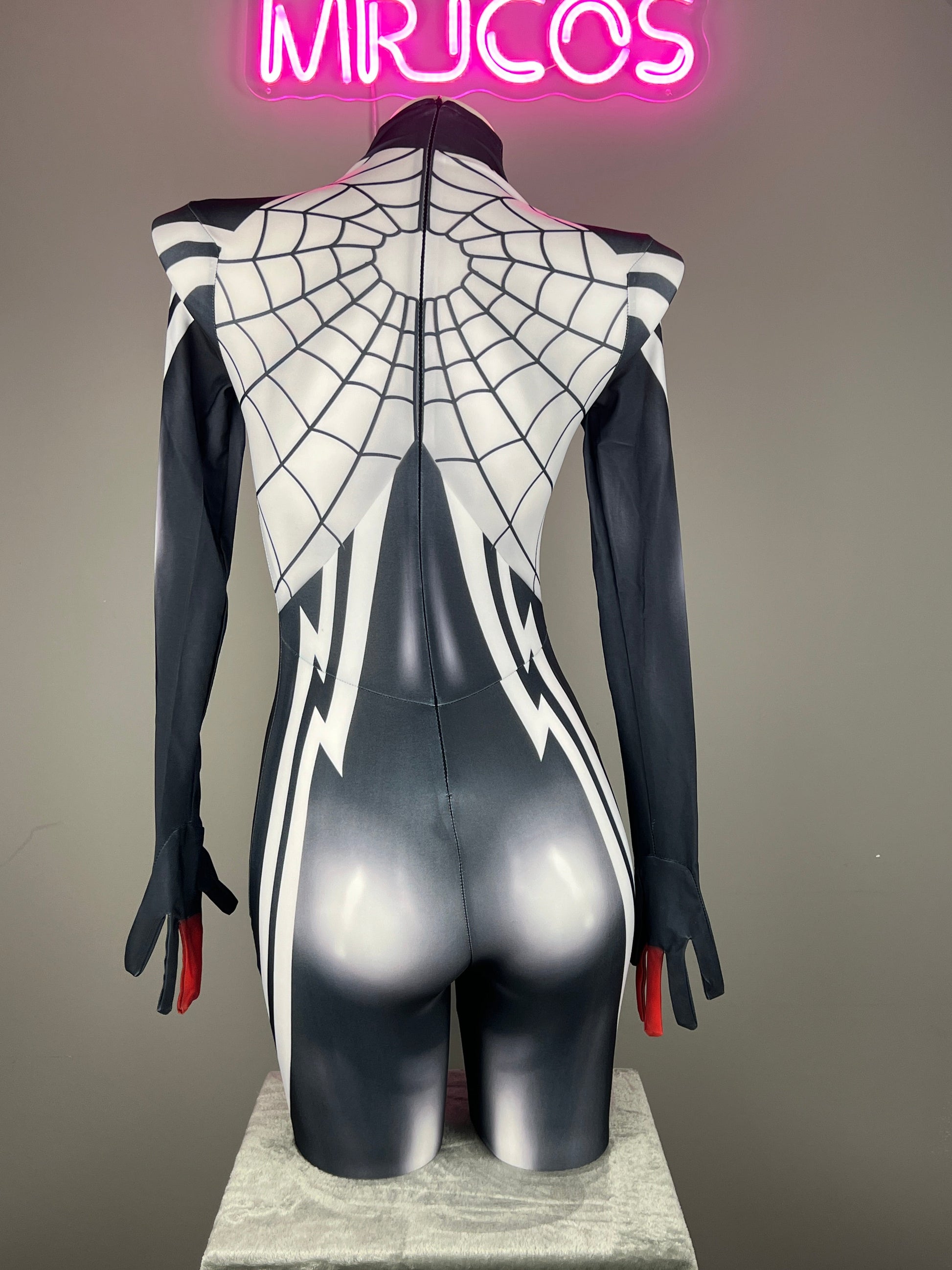 Super Hero Spider Cindy Cosplay Full Bodysuit Halloween Costume Zentai - www.Shopthatapp.com