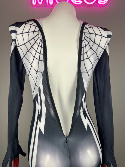 Super Hero Spider Cindy Cosplay Full Bodysuit Halloween Costume Zentai - www.Shopthatapp.com