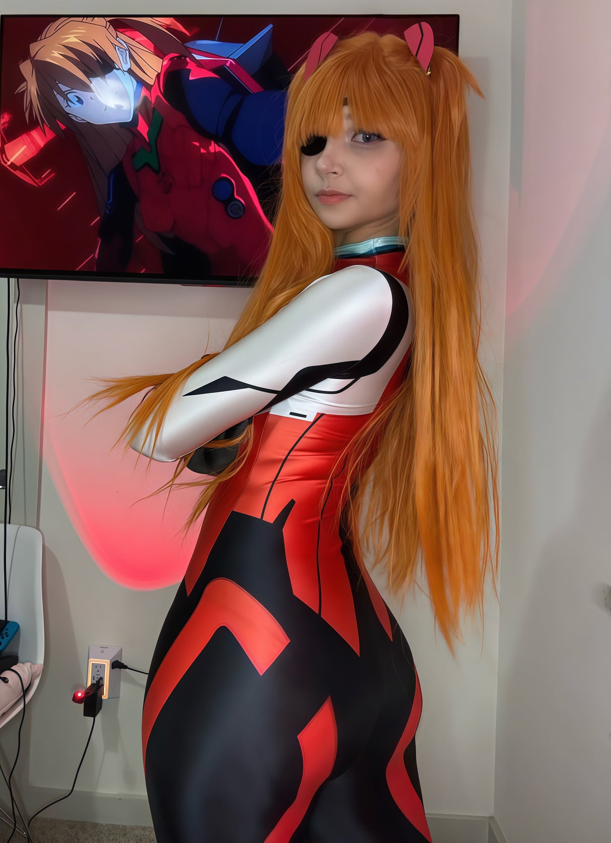 Anime Style Spandex Cosplay Plug Suit Halloween Costume Zentai - www.Shopthatapp.com