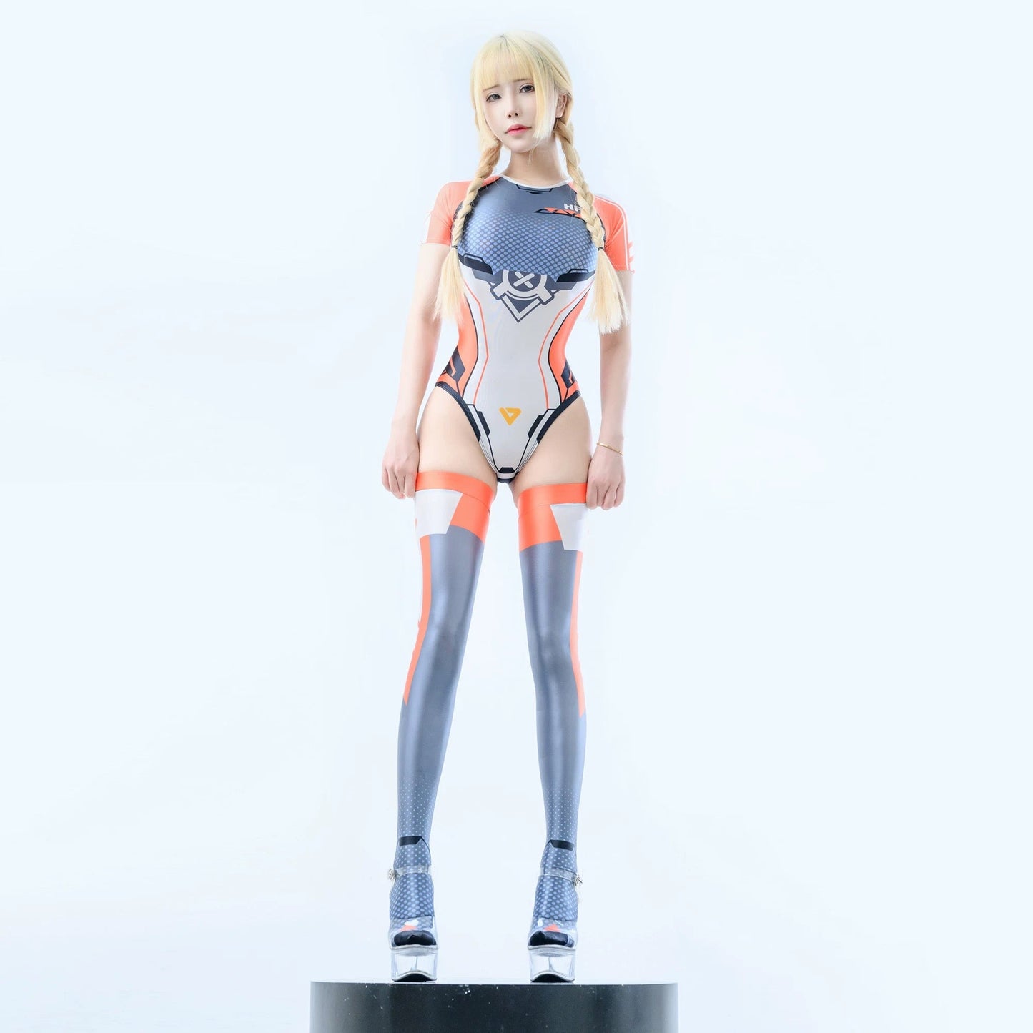 Anime Sci-fi Spandex Swimwear Racing Suit Wet Suit Race Queen Costume - www.Shopthatapp.com