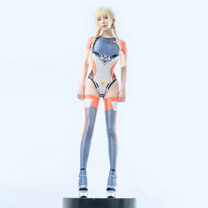 Anime Sci-fi Spandex Swimwear Racing Suit Wet Suit Race Queen Costume - www.Shopthatapp.com