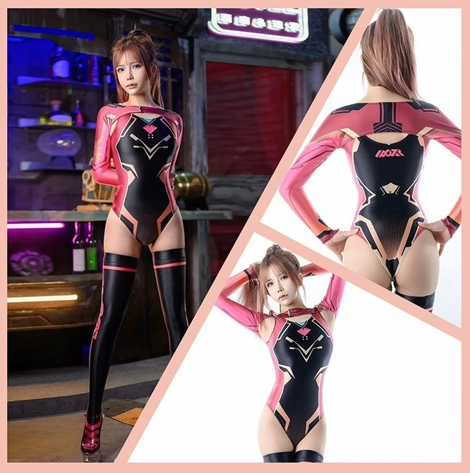 Anime Sci-fi Spandex Swimwear Racing Suit Wet Suit Race Queen Costume - www.Shopthatapp.com