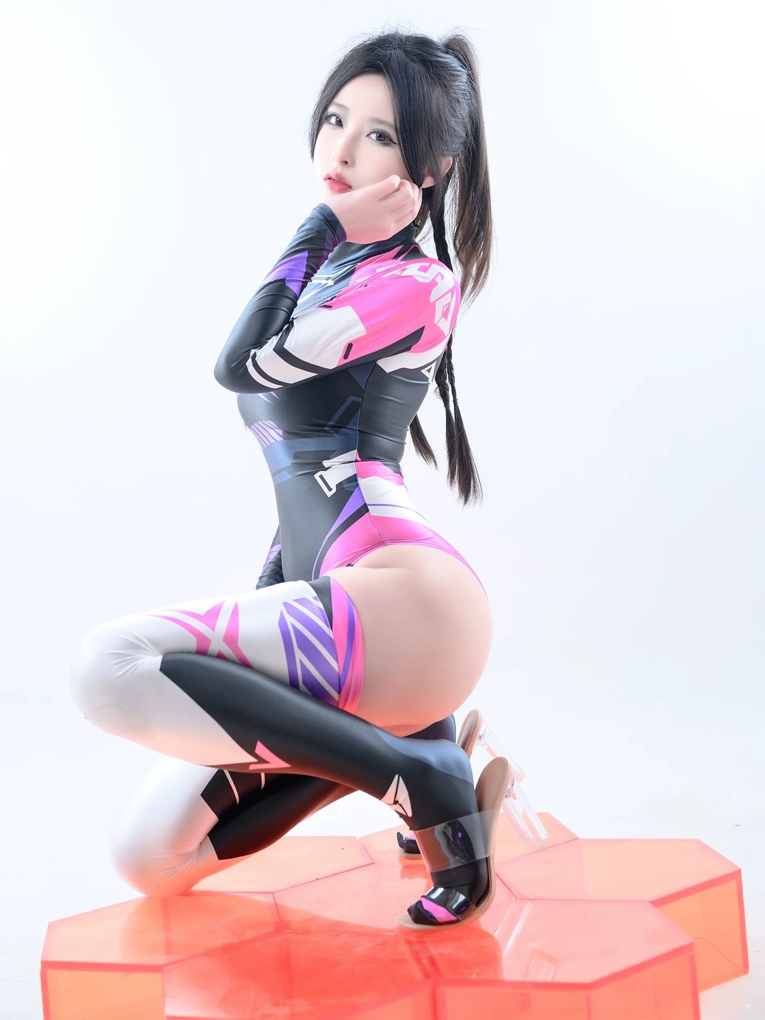 Anime Sci-fi Spandex Swimwear Racing Suit Wet Suit Race Queen Costume - www.Shopthatapp.com