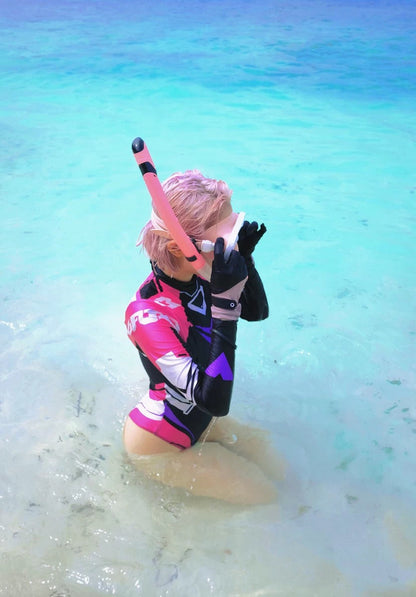 Anime Sci-fi Spandex Swimwear Racing Suit Wet Suit Race Queen Costume - www.Shopthatapp.com