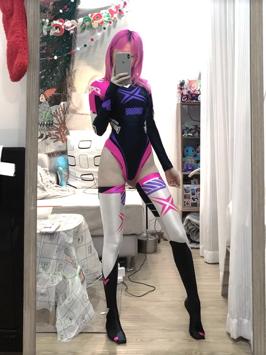 Anime Sci-fi Spandex Swimwear Racing Suit Wet Suit Race Queen Costume - www.Shopthatapp.com