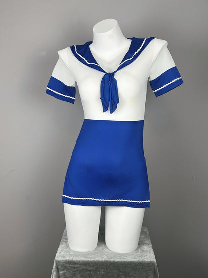 Anime Japanese JK Sailor Style Sexy Spandex Cosplay Costume Lingerie - www.Shopthatapp.com