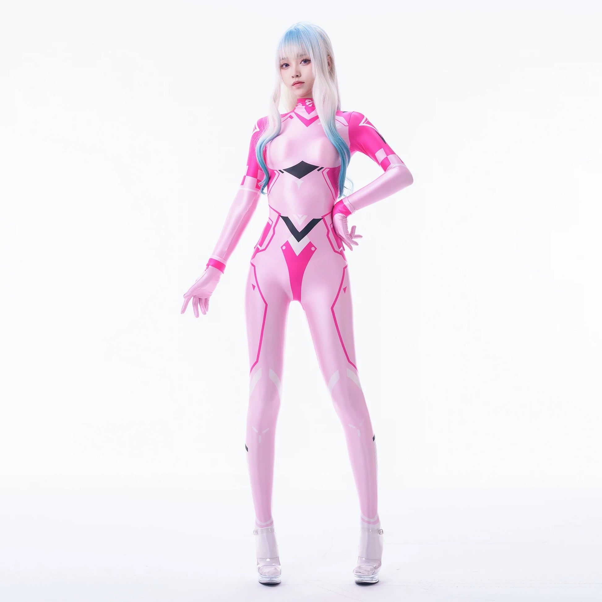 Anime Sci-fi Spandex Swimwear Cosplay Bodysuit Race Queen Costume Zentai - www.Shopthatapp.com