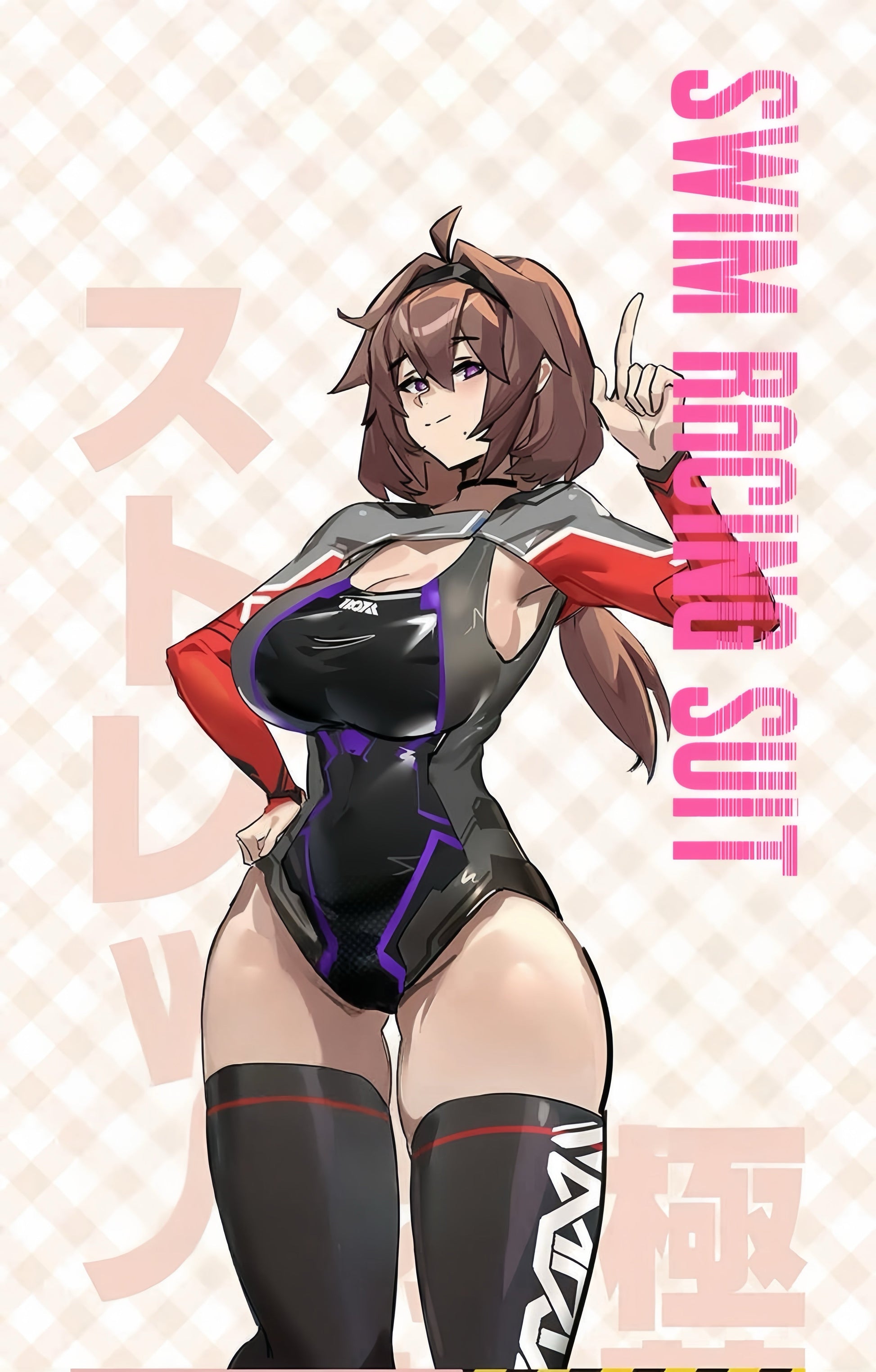 Anime Sci-fi Spandex Swimwear Racing Suit Wet Suit Race Queen Costume - www.Shopthatapp.com