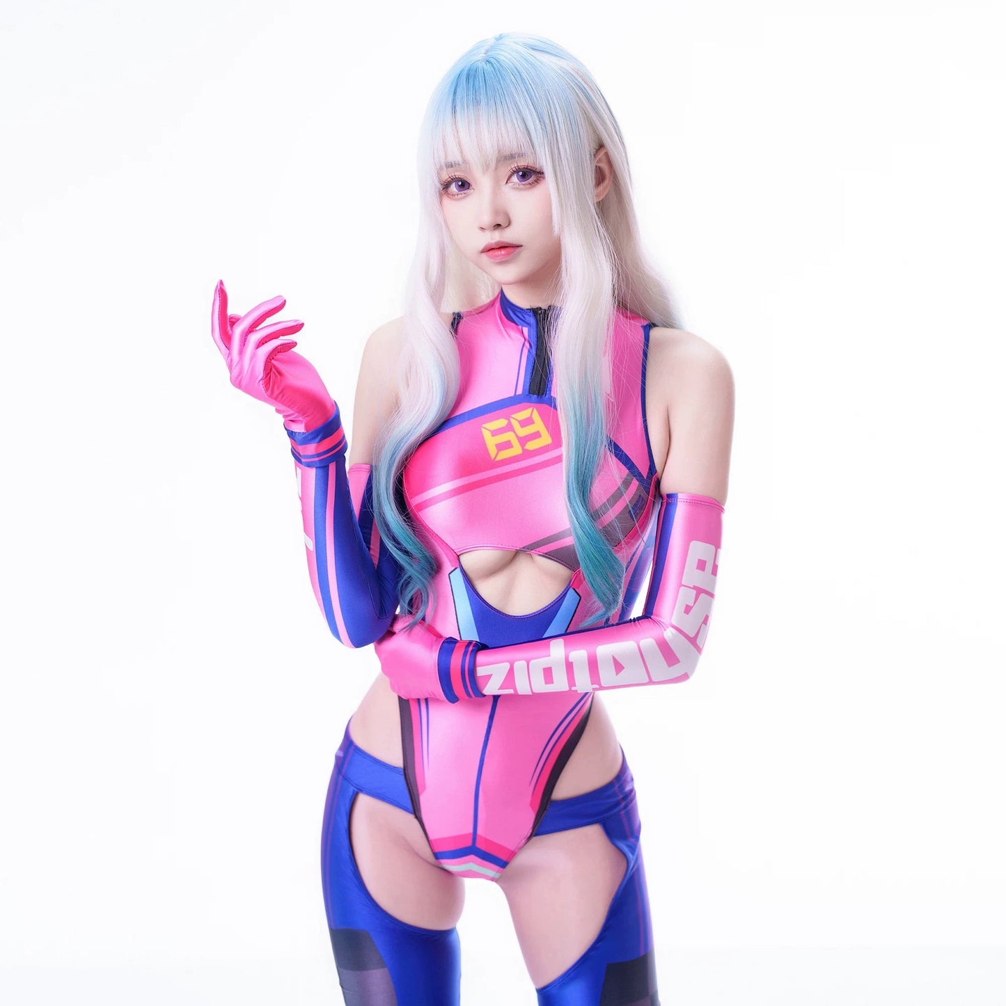 Anime Sci-fi Spandex Swimwear Racing Suit Wet Suit Race Queen Costume - www.Shopthatapp.com