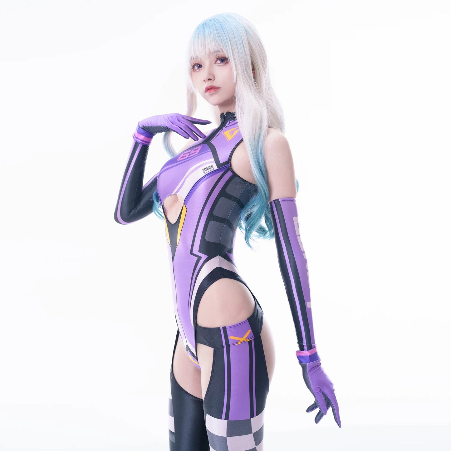 Anime Sci-fi Spandex Swimwear Racing Suit Wet Suit Race Queen Costume - www.Shopthatapp.com