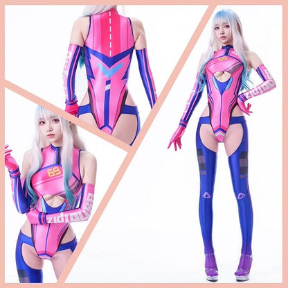 Anime Sci-fi Spandex Swimwear Racing Suit Wet Suit Race Queen Costume - www.Shopthatapp.com