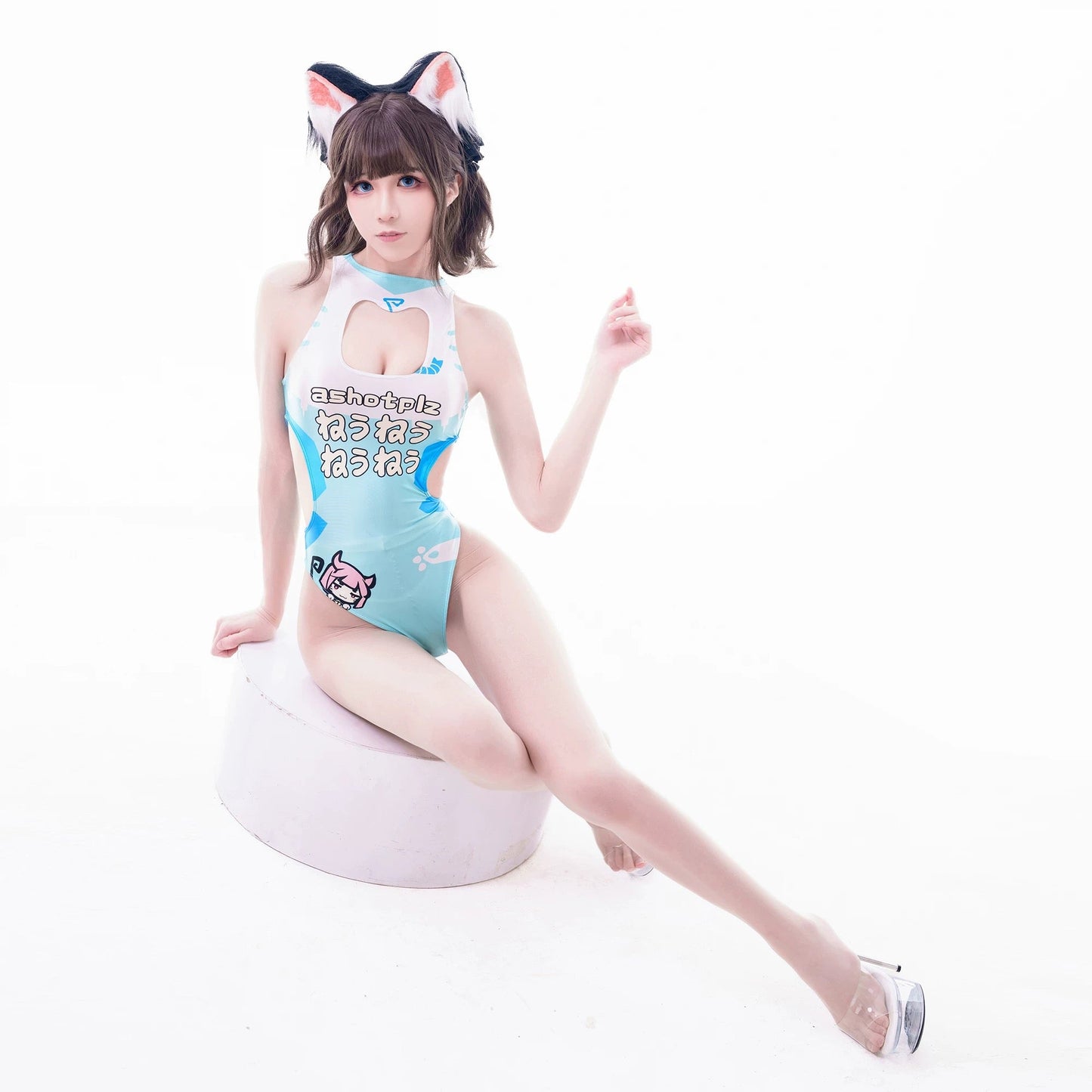 Japanese Anime Spandex Swimwear Racing Suit Wet Suit Race Queen Costume - www.Shopthatapp.com
