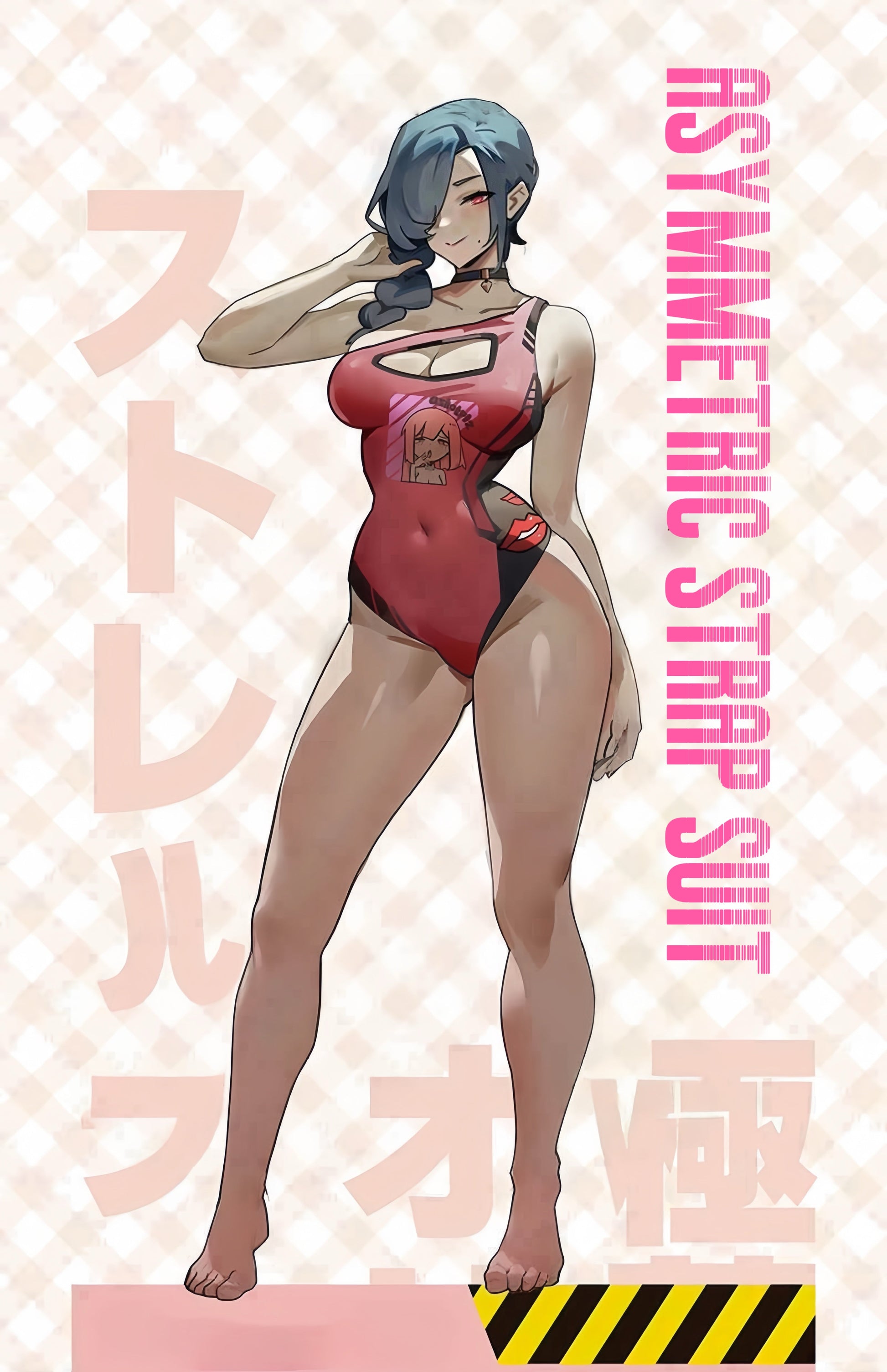 Japanese Anime Spandex Swimwear Racing Suit Wet Suit Race Queen Costume - www.Shopthatapp.com