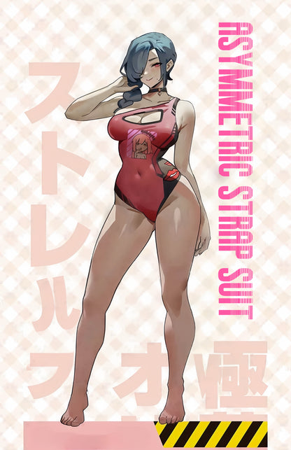 Japanese Anime Spandex Swimwear Racing Suit Wet Suit Race Queen Costume - www.Shopthatapp.com