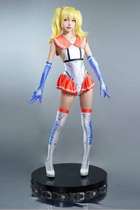 Japanese Anime Girl Spandex Swimwear Racing Suit Wet Suit Race Queen Costume - www.Shopthatapp.com