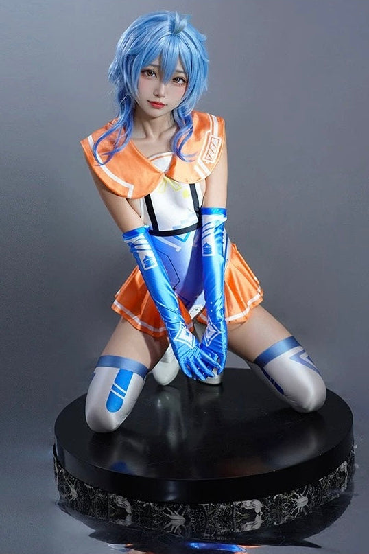 Japanese Anime Girl Spandex Swimwear Racing Suit Wet Suit Race Queen Costume - www.Shopthatapp.com