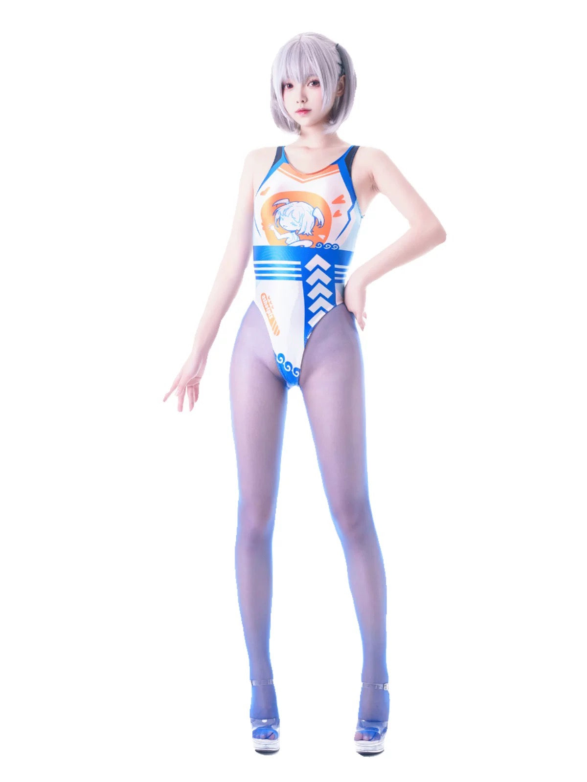 Japanese Anime Spandex Swimwear Racing Suit Wet Suit Race Queen Costume - www.Shopthatapp.com