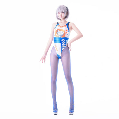 Japanese Anime Spandex Swimwear Racing Suit Wet Suit Race Queen Costume - www.Shopthatapp.com