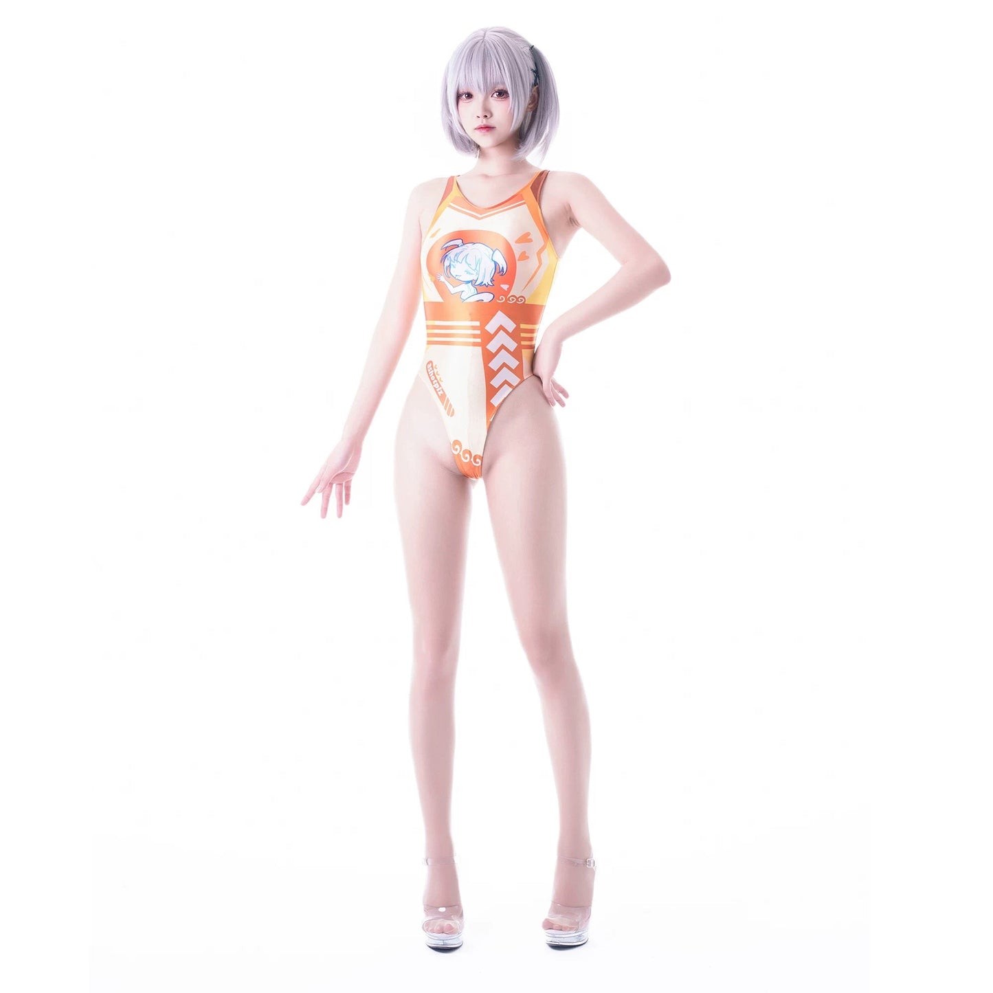 Japanese Anime Spandex Swimwear Racing Suit Wet Suit Race Queen Costume - www.Shopthatapp.com