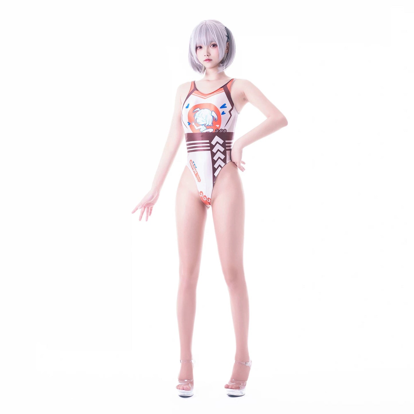 Japanese Anime Spandex Swimwear Racing Suit Wet Suit Race Queen Costume - www.Shopthatapp.com