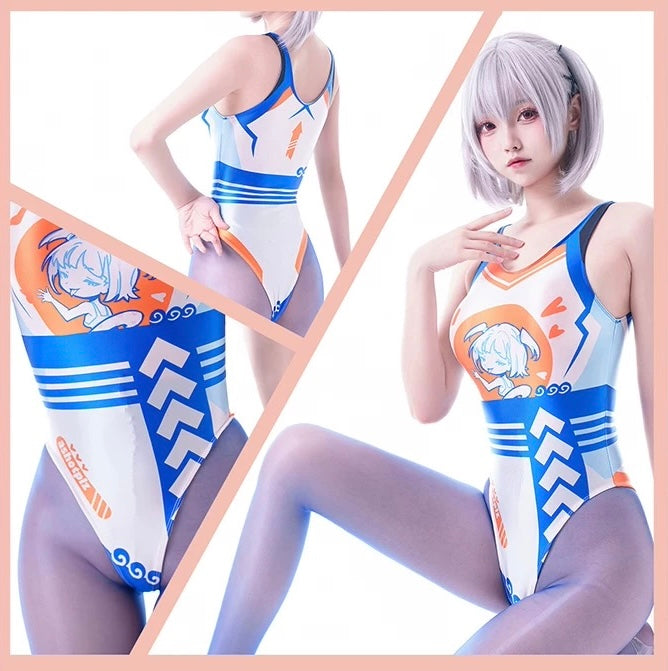 Japanese Anime Spandex Swimwear Racing Suit Wet Suit Race Queen Costume - www.Shopthatapp.com