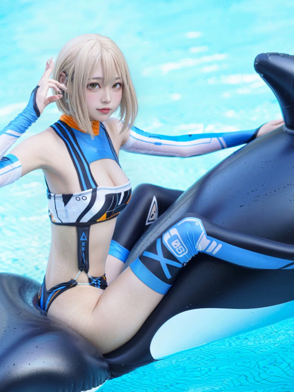 Anime Sci-fi Spandex Swimwear Racing Suit Wet Suit Race Queen Costume - www.Shopthatapp.com