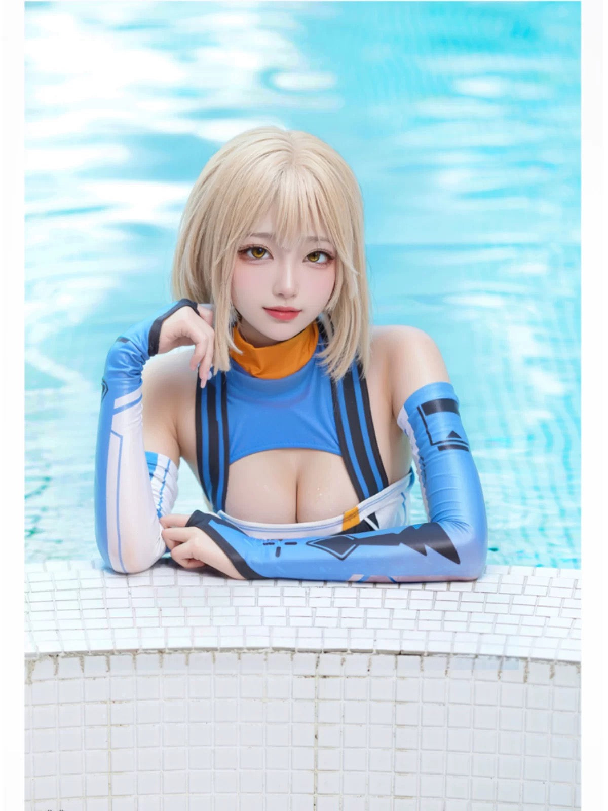 Anime Sci-fi Spandex Swimwear Racing Suit Wet Suit Race Queen Costume - www.Shopthatapp.com