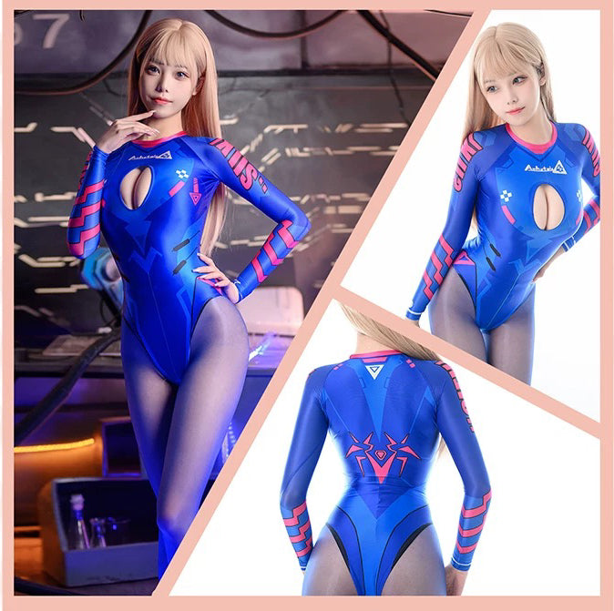 Anime Sci-fi Spandex Swimwear Racing Suit Wet Suit Race Queen Costume - www.Shopthatapp.com