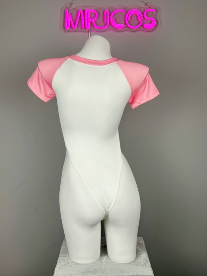 Anime Style Cosplay BodySuit Open Crotch Lingerie Costume