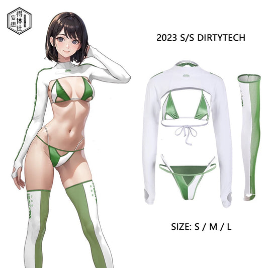 Anime Spandex Swimwear Sexy Bikini Cosplay Set - www.Shopthatapp.com