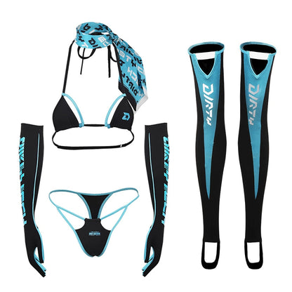 Anime Spandex Swimwear Sexy Bikini Race Queen Cosplay Set - www.Shopthatapp.com