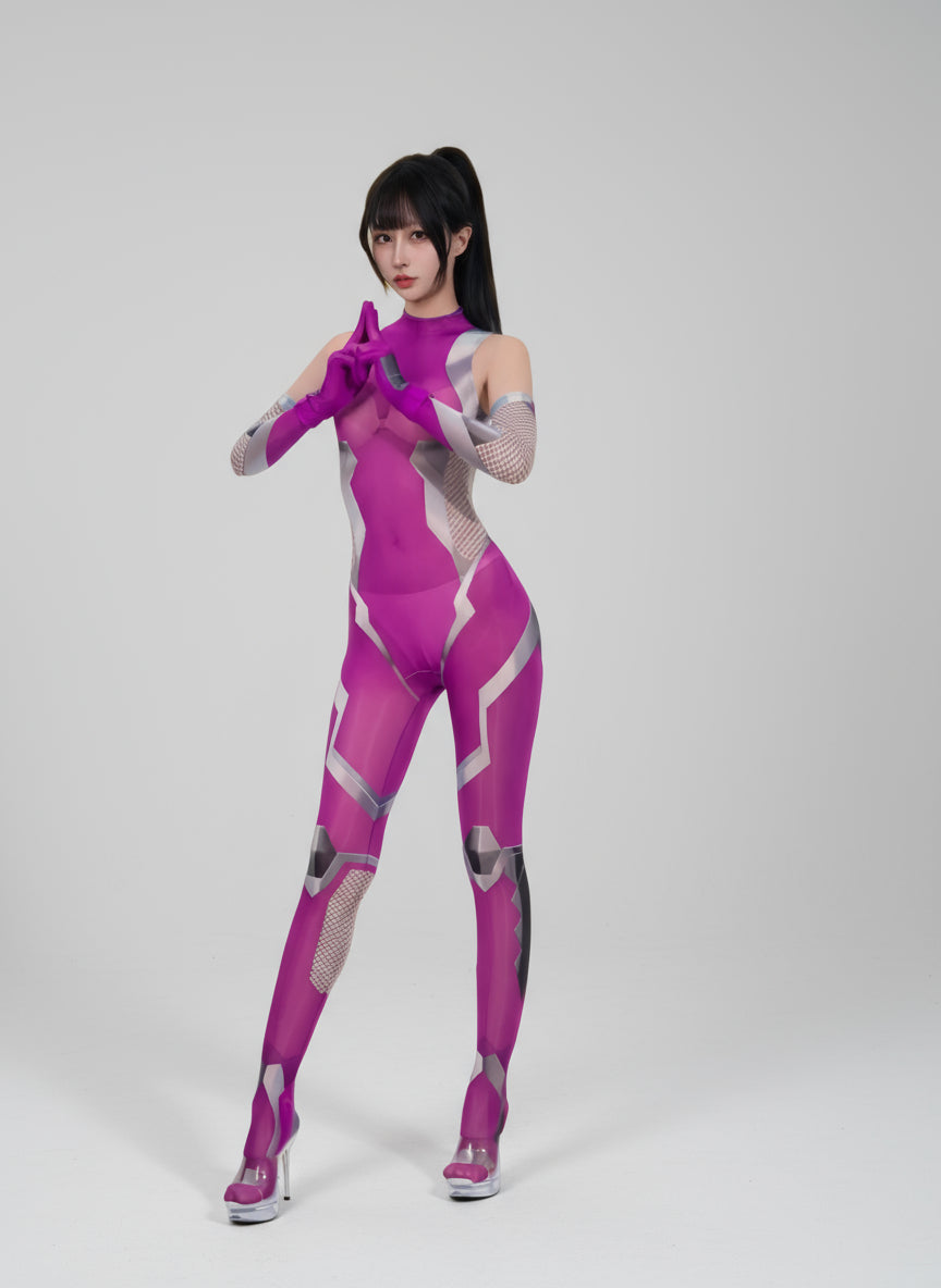 Anime Style Sheer 10D Nylon Full Bodysuit See Through Body Stocking Lingerie - www.Shopthatapp.com