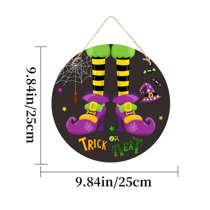 Imitation Wooden Doorplate Ghost Festival Haunted House Horror Atmosphere Decoration - www.Shopthatapp.com